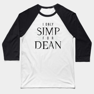 Dean Simp - White Baseball T-Shirt